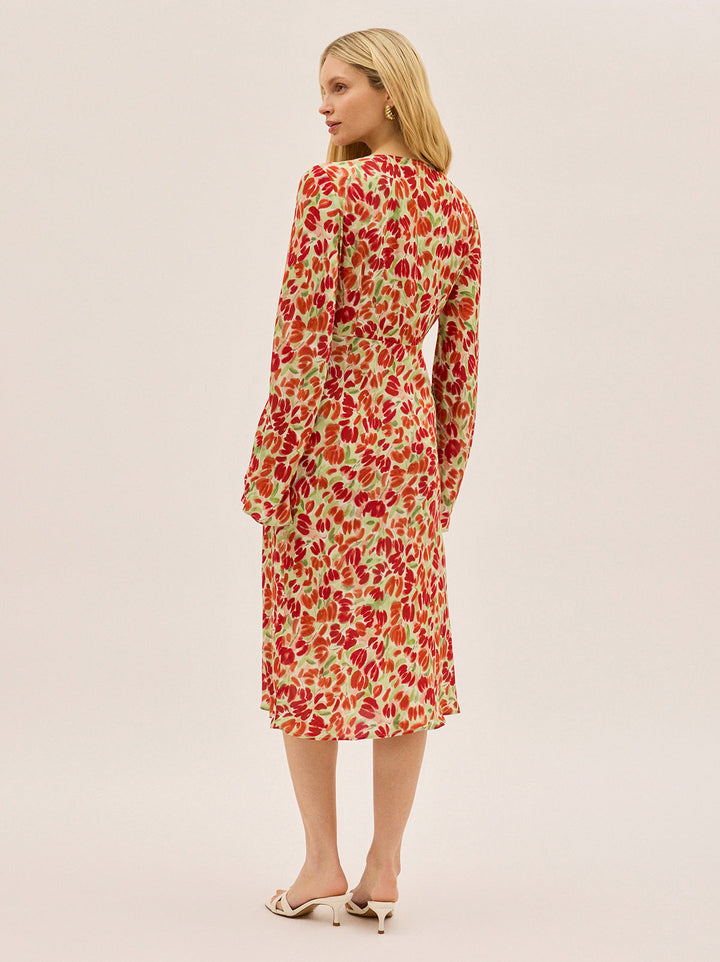 Carrie Tulip Print Dress