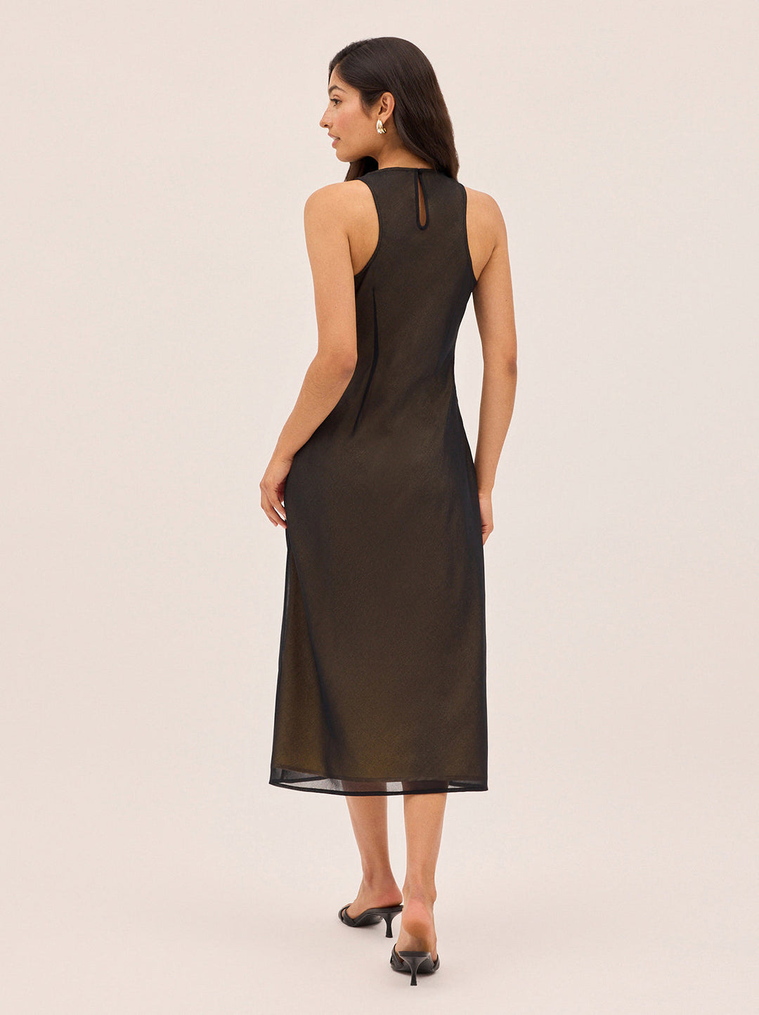 Clarisse Black Embellished Dress