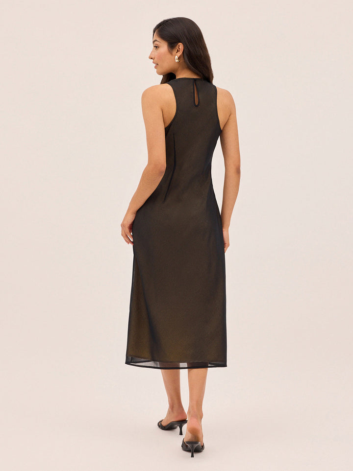 Clarisse Black Embellished Dress