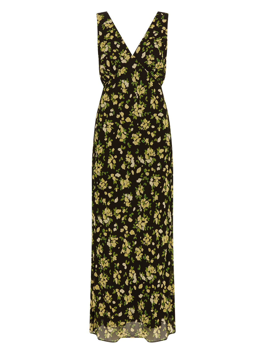 Danna Black Petal Print Dress