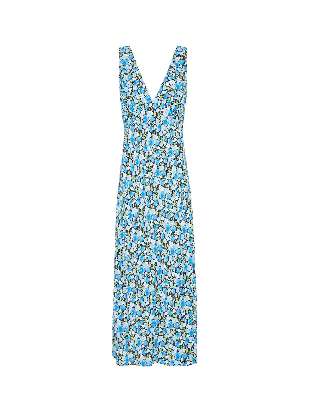 Danna Blue Floral Print Dress