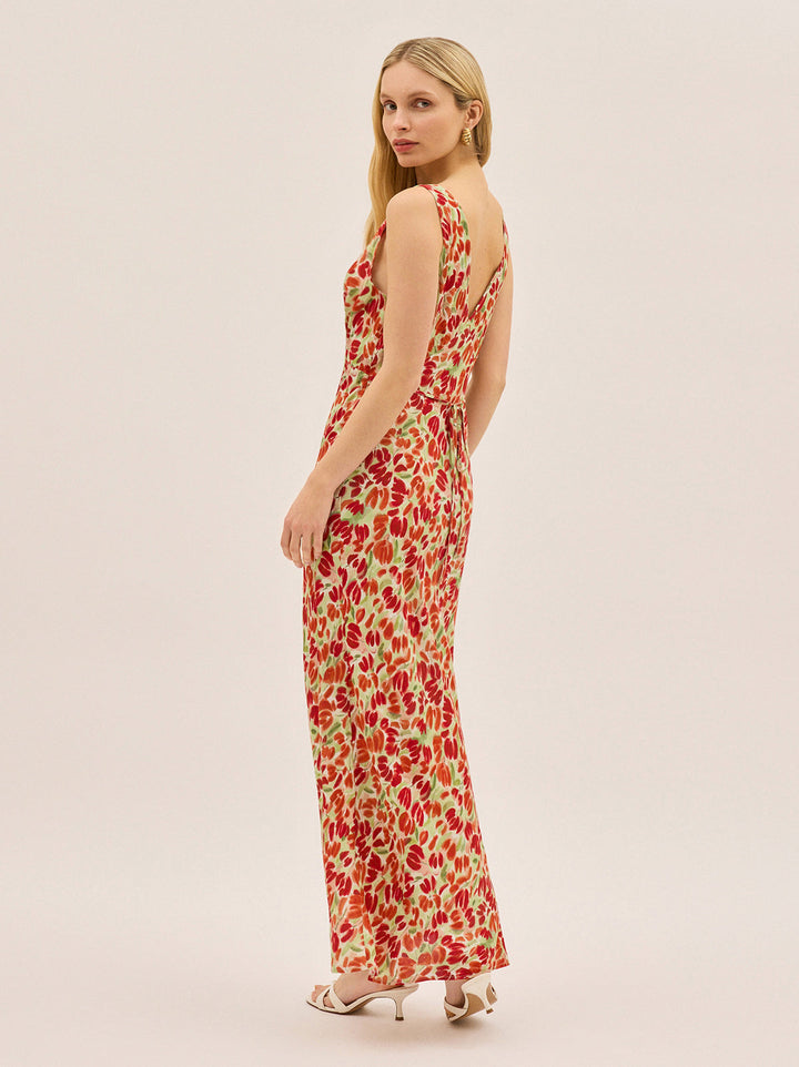 Danna Tulip Print Dress