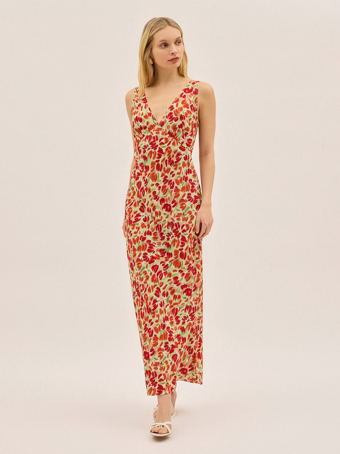 Danna Tulip Print Dress
