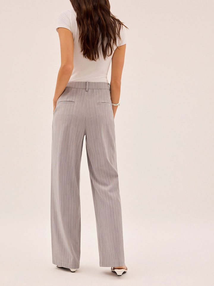 Edith Grey Pinstripe Trousers