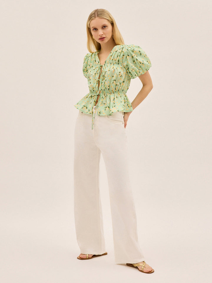 Emma Green Cherry Print Top