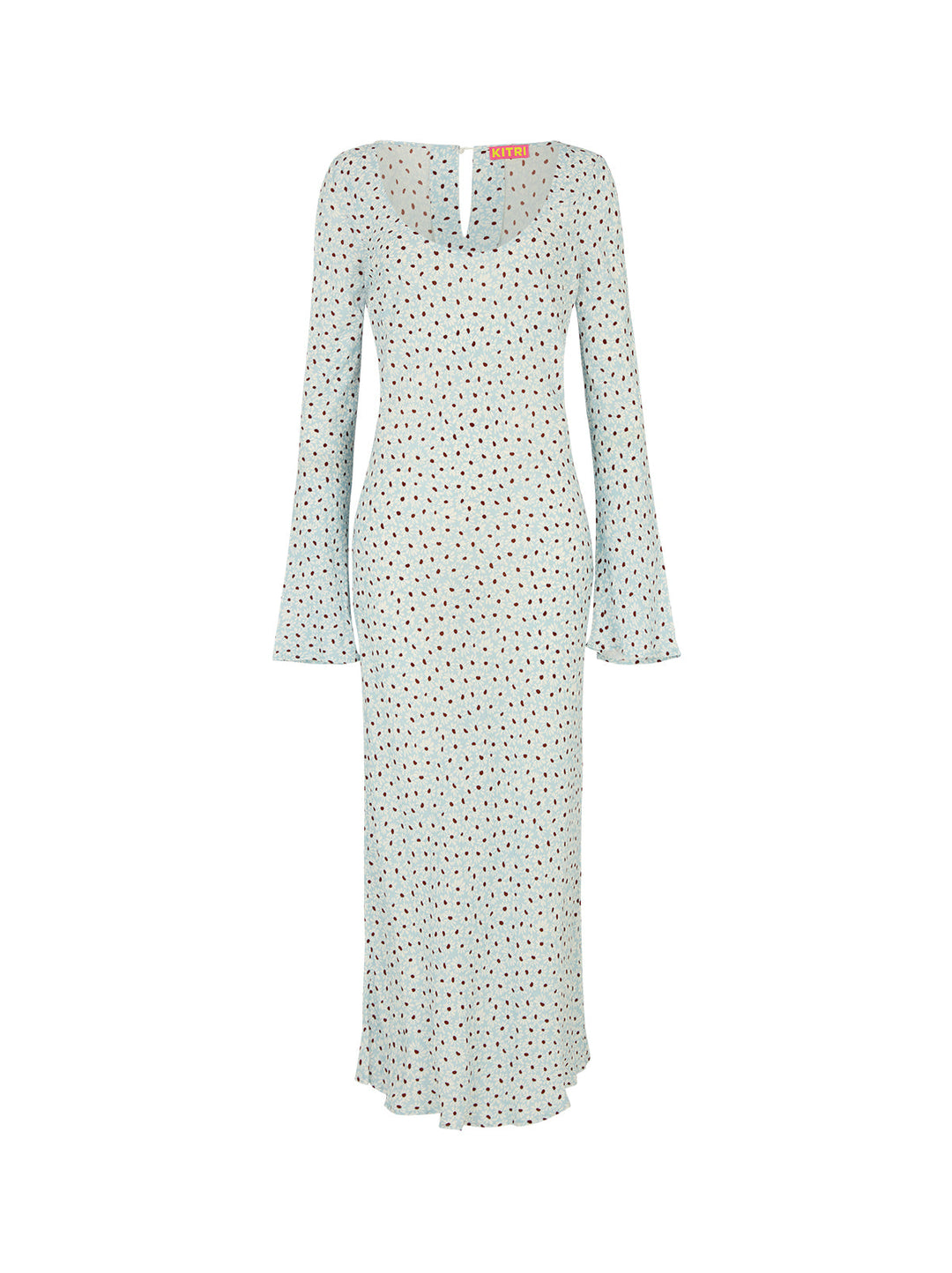 Gia Blue Daisy Print Dress