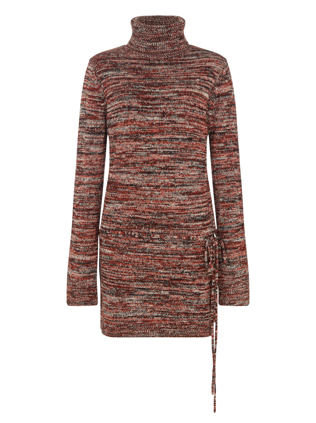 Juno Cotton-Blend Rollneck Mini Dress