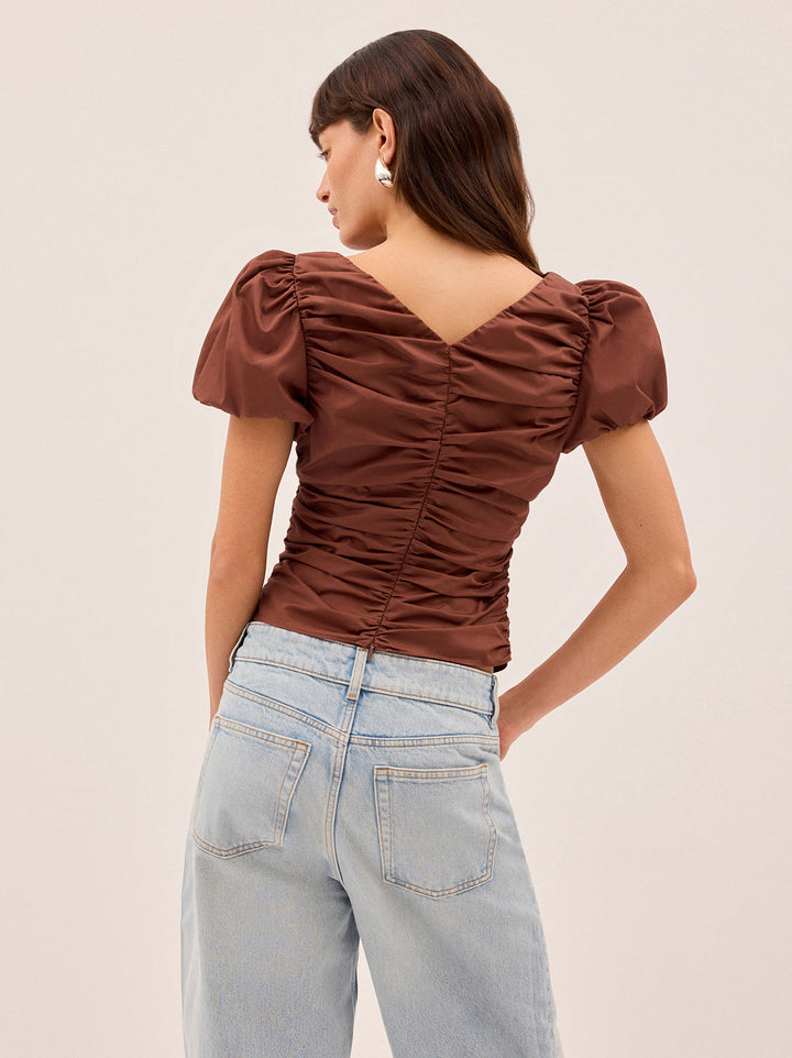 Nyla Sienna Cotton Top