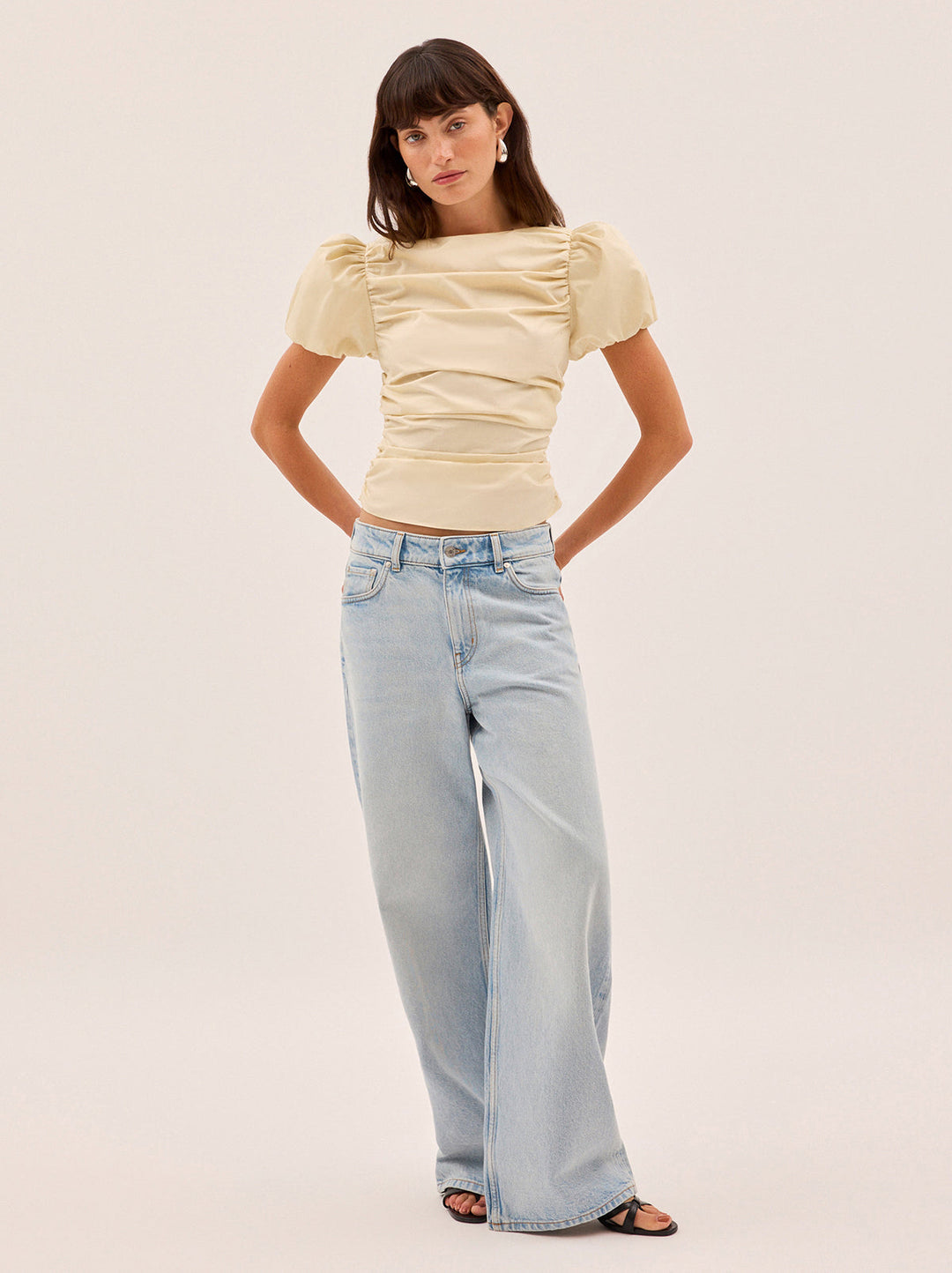 Nyla Vanilla Cotton Top