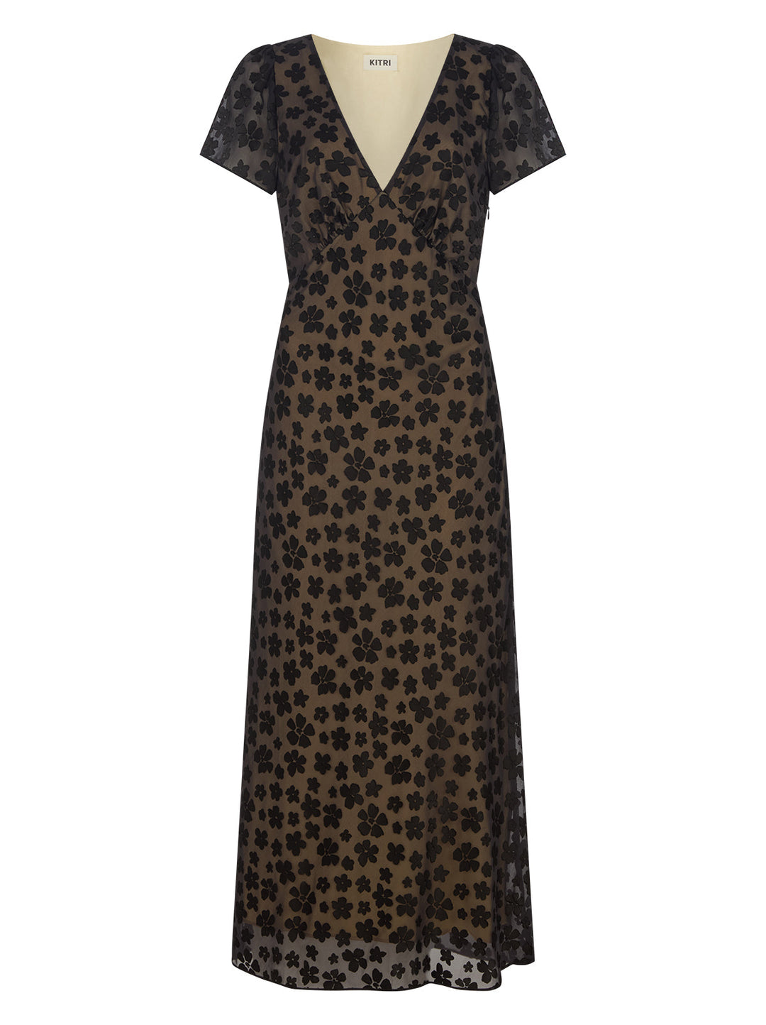Talia Black Floral Dress