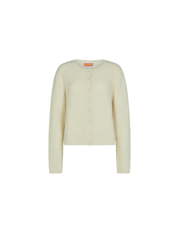 Terri Ivory Knit Cardigan